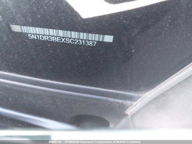 40080103 :رقم المزاد ، 5N1DR3BEXSC231387 vin ، 2025 Nissan Pathfinder Sv مزاد بيع