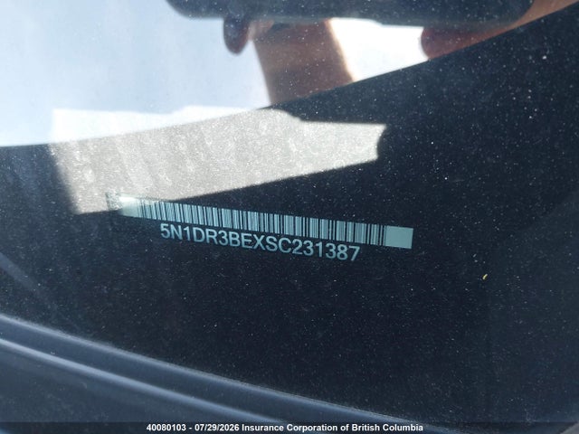 40080103 :رقم المزاد ، 5N1DR3BEXSC231387 vin ، 2025 Nissan Pathfinder Sv مزاد بيع