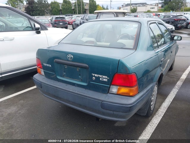 Aukcja sprzedaży 1997 Toyota Tercel Ce, vin: JT2BC51L3V0243209, numer aukcji: 40080114