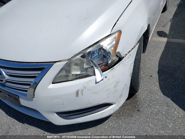Продажа на аукционе авто 2013 Nissan Sentra S/sv/sr/sl, vin: 3N1AB7APXDL711784, номер лота: 40077973