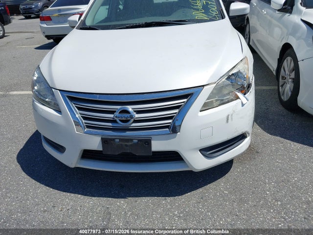 2013 Nissan Sentra S/sv/sr/sl მანქანა იყიდება აუქციონზე, vin: 3N1AB7APXDL711784, აუქციონის ნომერი: 40077973