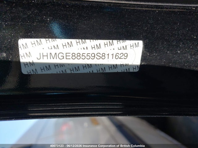 Продажа на аукционе авто 2009 Honda Fit Lx, vin: JHMGE88559S811629, номер лота: 40073123