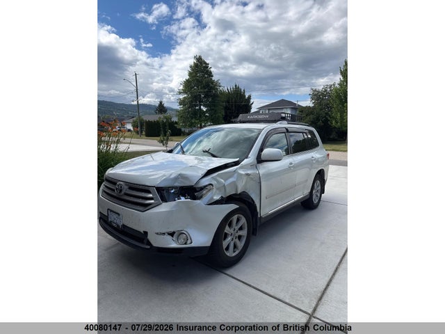 40080147 :رقم المزاد ، 5TDZK3EH4CS054730 vin ، 2012 Toyota Highlander Base V6 مزاد بيع
