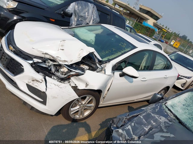 2018 Chevrolet Cruze Lt მანქანა იყიდება აუქციონზე, vin: 1G1BE5SM0J7178404, აუქციონის ნომერი: 40078751