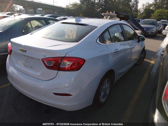 2018 Chevrolet Cruze Lt მანქანა იყიდება აუქციონზე, vin: 1G1BE5SM0J7178404, აუქციონის ნომერი: 40078751