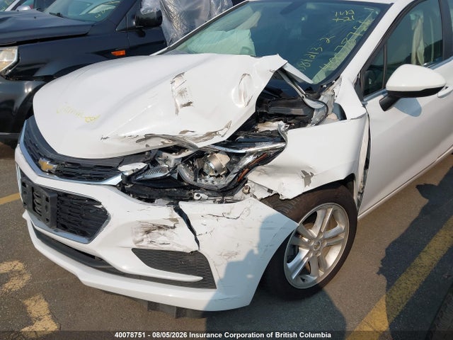 2018 Chevrolet Cruze Lt მანქანა იყიდება აუქციონზე, vin: 1G1BE5SM0J7178404, აუქციონის ნომერი: 40078751