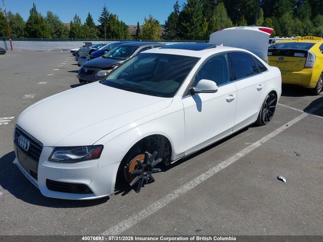2009 Audi A4 2.0t Quattro მანქანა იყიდება აუქციონზე, vin: WAULF68K49A114074, აუქციონის ნომერი: 40076693