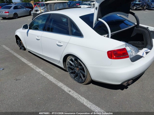 2009 Audi A4 2.0t Quattro მანქანა იყიდება აუქციონზე, vin: WAULF68K49A114074, აუქციონის ნომერი: 40076693