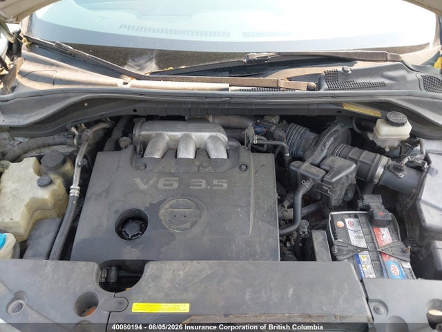 40080194 :رقم المزاد ، JN8AZ08W56W519834 vin ، 2006 Nissan Murano Sl/se/s مزاد بيع
