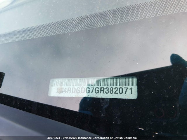 2016 Dodge Grand Caravan Crew მანქანა იყიდება აუქციონზე, vin: 2C4RDGDG7GR382071, აუქციონის ნომერი: 40076224