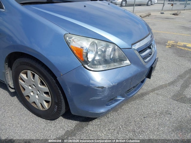 2006 Honda Odyssey Lx მანქანა იყიდება აუქციონზე, vin: 5FNRL38256B505631, აუქციონის ნომერი: 40080208