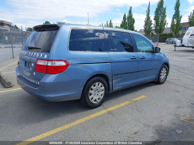 2006 Honda Odyssey Lx მანქანა იყიდება აუქციონზე, vin: 5FNRL38256B505631, აუქციონის ნომერი: 40080208