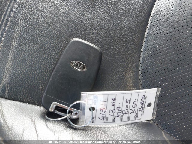 40080221 :رقم المزاد ، KNADN5A39D6894167 vin ، 2013 Kia Rio Ex/sx مزاد بيع