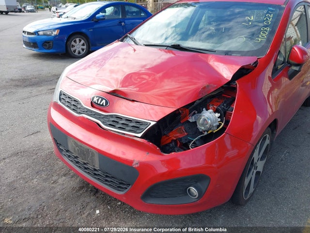 40080221 :رقم المزاد ، KNADN5A39D6894167 vin ، 2013 Kia Rio Ex/sx مزاد بيع