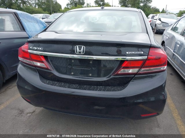 2013 Honda Civic Touring მანქანა იყიდება აუქციონზე, vin: 2HGFB2F71DH012312, აუქციონის ნომერი: 40076738