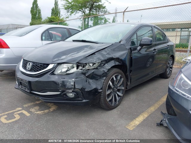 2013 Honda Civic Touring მანქანა იყიდება აუქციონზე, vin: 2HGFB2F71DH012312, აუქციონის ნომერი: 40076738