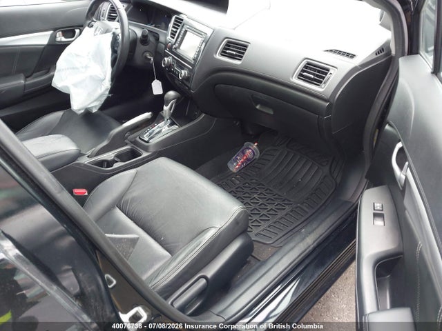 2013 Honda Civic Touring მანქანა იყიდება აუქციონზე, vin: 2HGFB2F71DH012312, აუქციონის ნომერი: 40076738