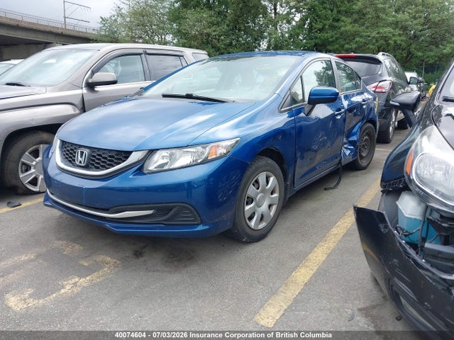 Honda Civic Lx 2014 2HGFB2F44EH035395 Image 2