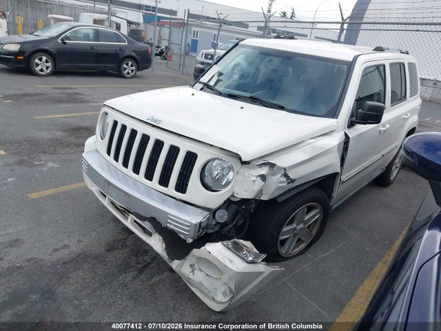 40077412 :رقم المزاد ، 1J4NF4GB1AD628446 vin ، 2010 Jeep Patriot Limited مزاد بيع