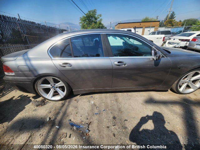 2002 Bmw 745i მანქანა იყიდება აუქციონზე, vin: WBAGL63412DP58879, აუქციონის ნომერი: 40080320