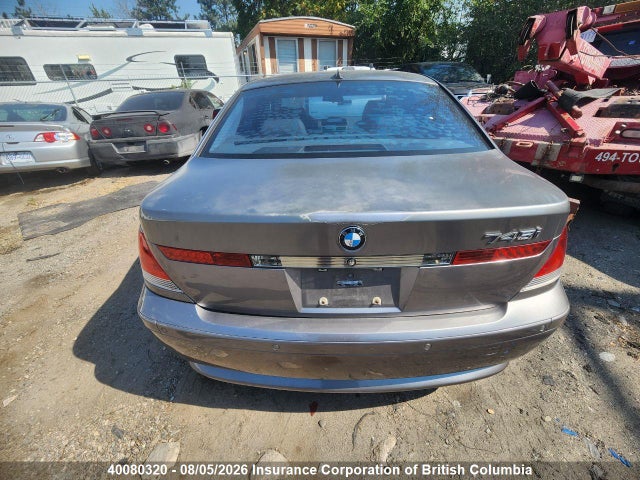 Auction sale of the 2002 Bmw 745i, vin: WBAGL63412DP58879, lot number: 40080320
