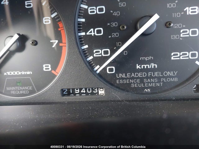 40080331 :رقم المزاد ، JHMCB7684PC806931 vin ، 1993 Honda Accord Se مزاد بيع