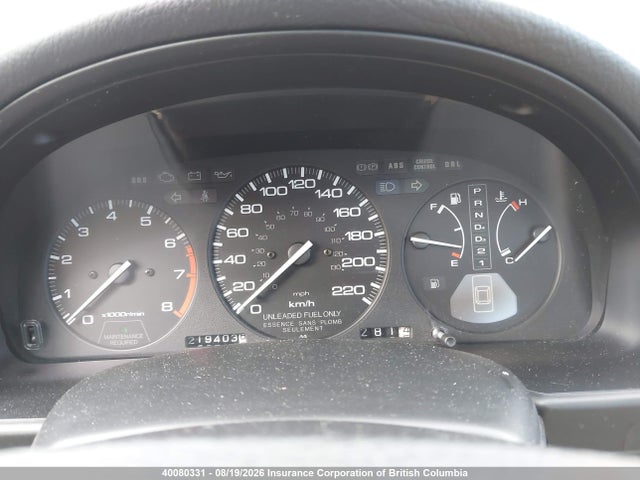 40080331 :رقم المزاد ، JHMCB7684PC806931 vin ، 1993 Honda Accord Se مزاد بيع