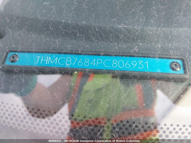 40080331 :رقم المزاد ، JHMCB7684PC806931 vin ، 1993 Honda Accord Se مزاد بيع