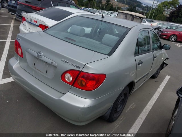 2003 Toyota Corolla Ce/le/sport მანქანა იყიდება აუქციონზე, vin: 2T1BR32E33C716037, აუქციონის ნომერი: 40077426