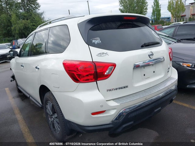 2019 Nissan Pathfinder S/sl/sv/platinum მანქანა იყიდება აუქციონზე, vin: 5N1DR2MM8KC600505, აუქციონის ნომერი: 40076886