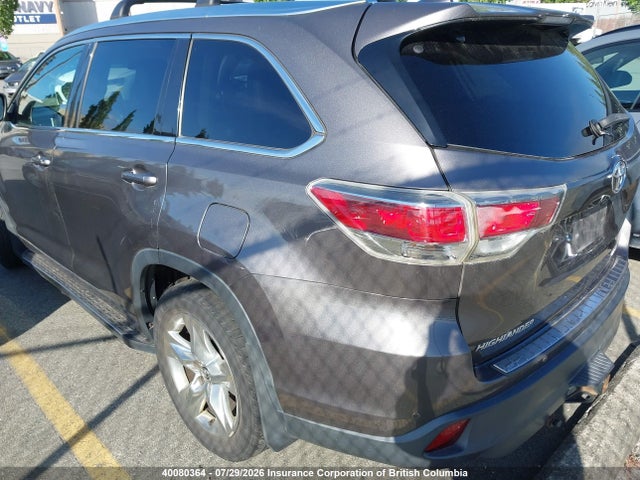 Продаж на аукціоні авто 2016 Toyota Highlander Limited/ltd Platinum, vin: 5TDDKRFH2GS235763, номер лоту: 40080364