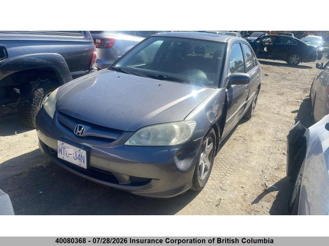 Aukcja sprzedaży 2004 Honda Civic, vin: 2HGES16824H925689, numer aukcji: 40080368