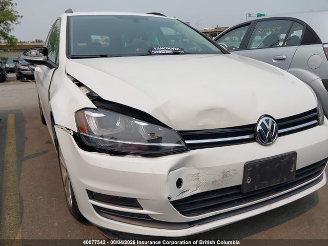 2015 Volkswagen Golf Sportwagen Tdi S/tdi Se/tdi Sel მანქანა იყიდება აუქციონზე, vin: 3VWCA7AU3FM520622, აუქციონის ნომერი: 40077542
