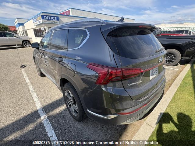 Hyundai Santa Fe Sel 2021 5NMS3DAJ8MH308179 Image 3
