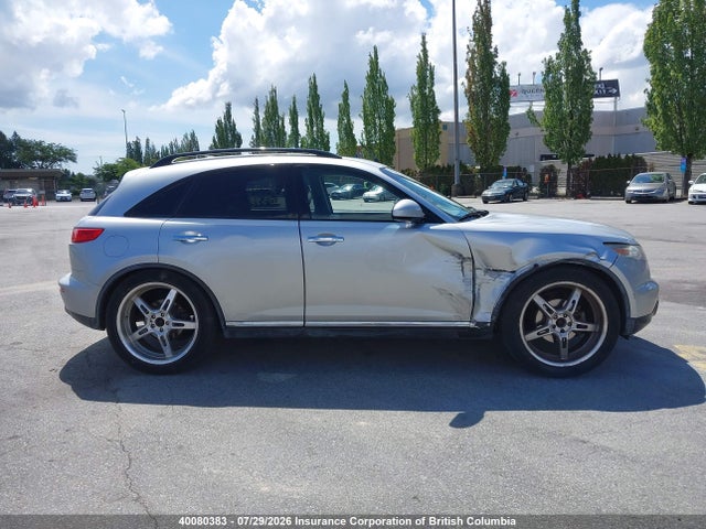 Aukcja sprzedaży 2008 Infiniti Fx35, vin: JNRAS08W78X204109, numer aukcji: 40080383