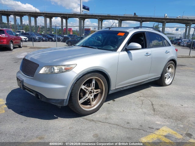 Aukcja sprzedaży 2008 Infiniti Fx35, vin: JNRAS08W78X204109, numer aukcji: 40080383
