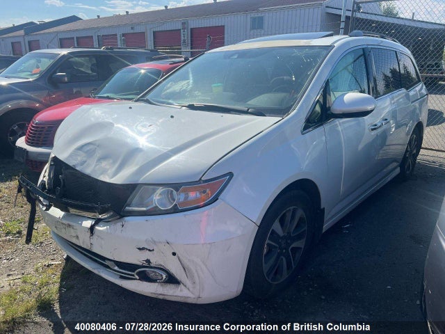 2014 Honda Odyssey Touring/touring Elite მანქანა იყიდება აუქციონზე, vin: 5FNRL5H97EB503936, აუქციონის ნომერი: 40080406