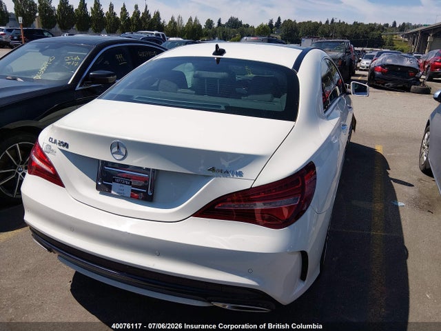 Aukcja sprzedaży 2018 Mercedes-benz Cla 250 4matic, vin: WDDSJ4GB5JN544797, numer aukcji: 40076117