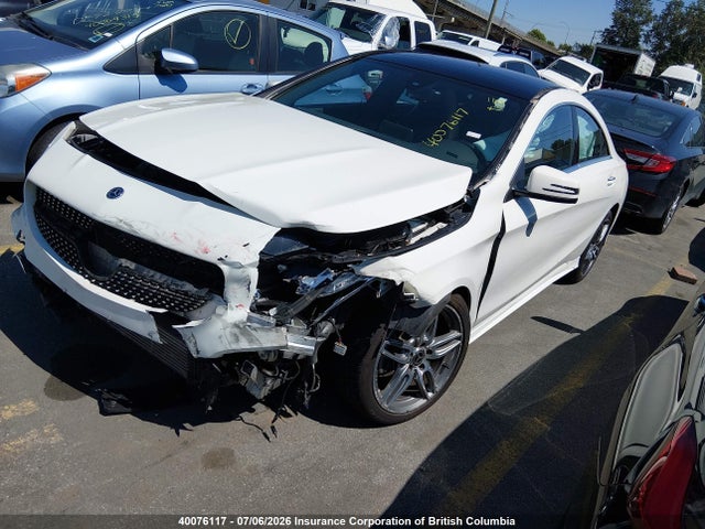 Aukcja sprzedaży 2018 Mercedes-benz Cla 250 4matic, vin: WDDSJ4GB5JN544797, numer aukcji: 40076117