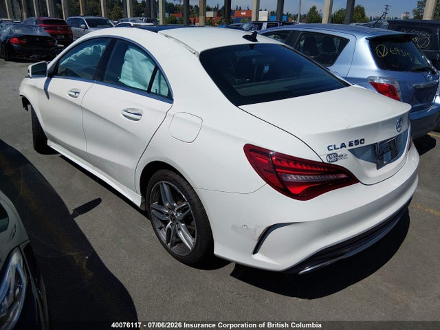 Aukcja sprzedaży 2018 Mercedes-benz Cla 250 4matic, vin: WDDSJ4GB5JN544797, numer aukcji: 40076117