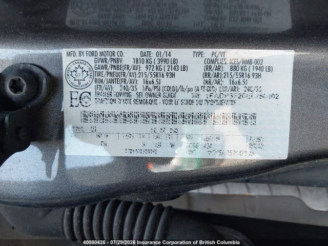 Aukcja sprzedaży 2014 Ford Focus, vin: 1FADP3F20EL256402, numer aukcji: 40080426