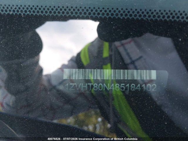 2008 Ford Mustang მანქანა იყიდება აუქციონზე, vin: 1ZVHT80N485184102, აუქციონის ნომერი: 40076526