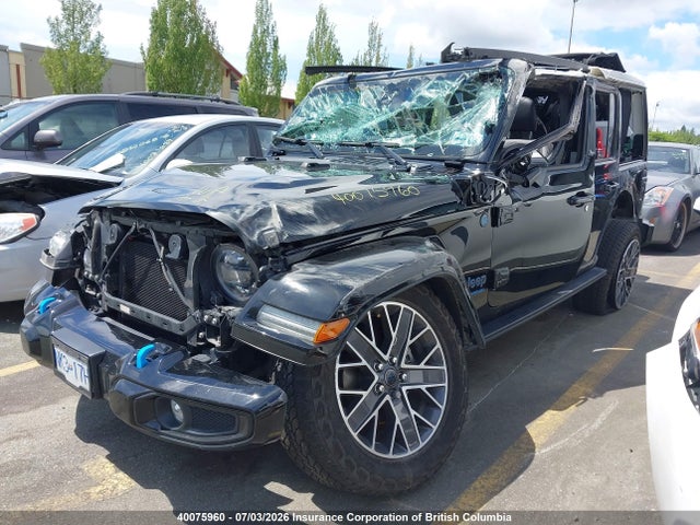 Auction sale of the 2024 Jeep Wrangler High Altitude 4xe, vin: 1C4RJXU69RW184876, lot number: 40075960