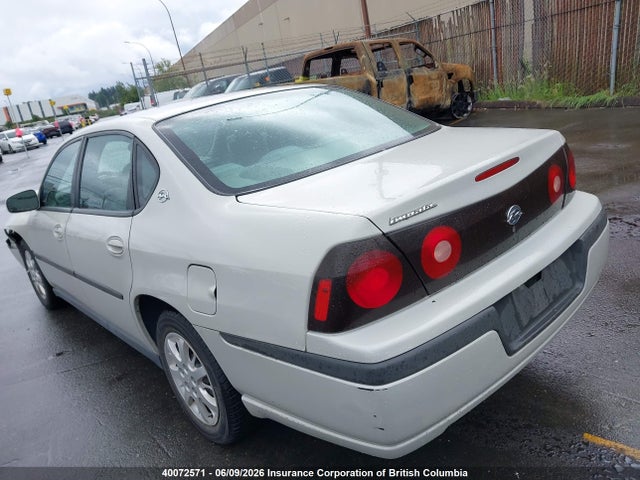 Продаж на аукціоні авто 2004 Chevrolet Impala, vin: 2G1WF52E349440474, номер лоту: 40072571
