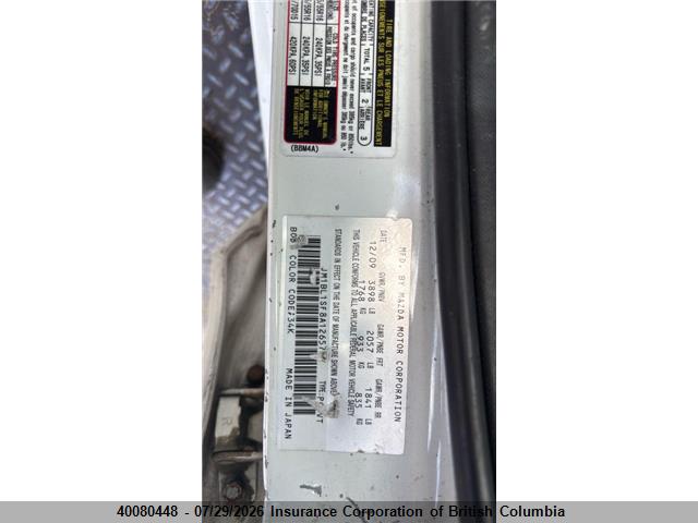 Aukcja sprzedaży 2010 Mazda 3 I, vin: JM1BL1SF8A1265767, numer aukcji: 40080448