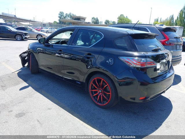 Продажа на аукционе авто 2012 Lexus Ct 200, vin: JTHKD5BH7C2093698, номер лота: 40080470