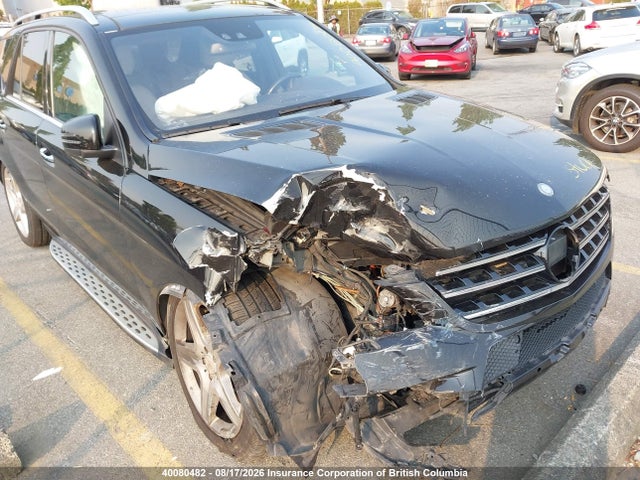 Продаж на аукціоні авто 2013 Mercedes-benz Ml 550 4matic, vin: 4JGDA7DB4DA162941, номер лоту: 40080482