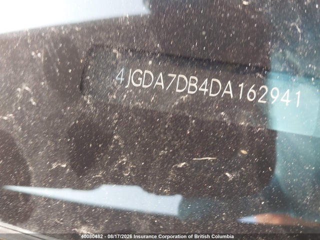 Продаж на аукціоні авто 2013 Mercedes-benz Ml 550 4matic, vin: 4JGDA7DB4DA162941, номер лоту: 40080482