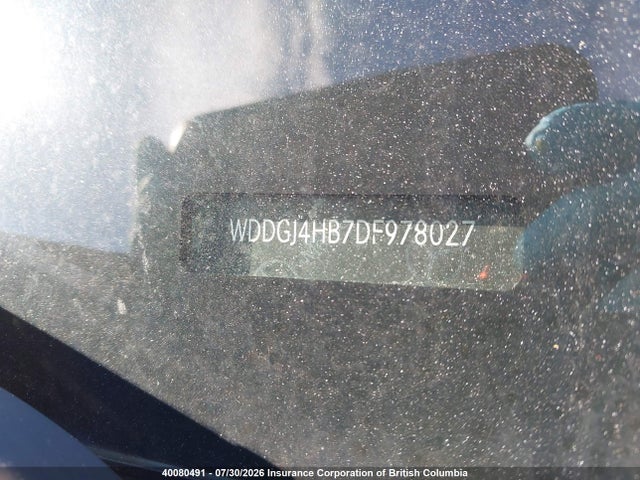 Aukcja sprzedaży 2013 Mercedes-benz C 250, vin: WDDGJ4HB7DF978027, numer aukcji: 40080491
