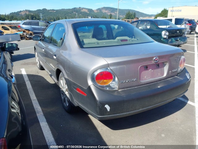 Aukcja sprzedaży 2002 Nissan Maxima Gle/se, vin: JN1DA31AX2T002723, numer aukcji: 40080493